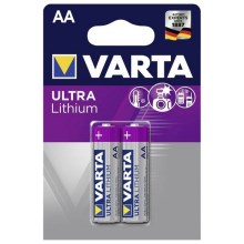 Varta 6106 - 2 pc Pile lithium ULTRA AA 1,5V