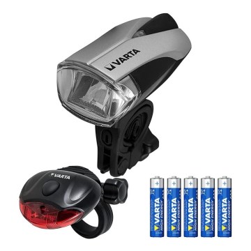 Varta 62585 - SET 2x Lampe de vélo LED LED/3W/3xAAA + LED/3W/2xAAA