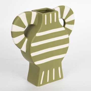 Vase en céramique 32x30,8 cm vert
