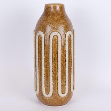Vase en céramique 39x16,3 cm marron