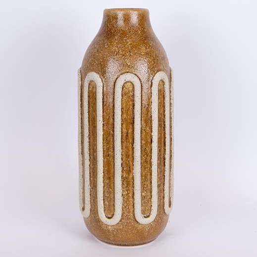 Vase en céramique 39x16,3 cm marron
