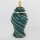 Vase en céramique 41x20 cm doré/vert