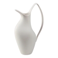 Vase en céramique blanc 33x17x19 cm