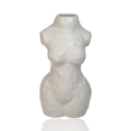Vase en céramique blanc H 30 cm