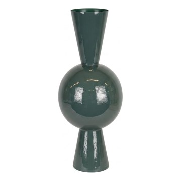 Vase en métal 60x25 cm vert