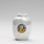 Vase en porcelaine 12,5x9 cm blanc nacré grâces