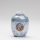 Vase en porcelaine 12,5x9 cm bleu nacré grâces