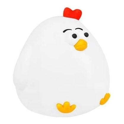 Veilleuse à intensité variable rechargeable pour enfants LED/1W/5V 3000K 800 mAh poulet