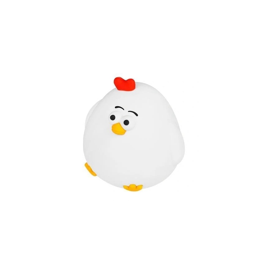 Veilleuse à intensité variable rechargeable pour enfants LED/1W/5V 3000K 800 mAh poulet