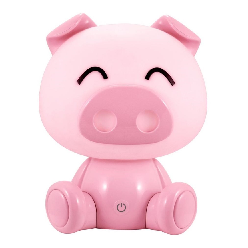 Veilleuse enfant à intensité variable LED/2,5W cochon rose