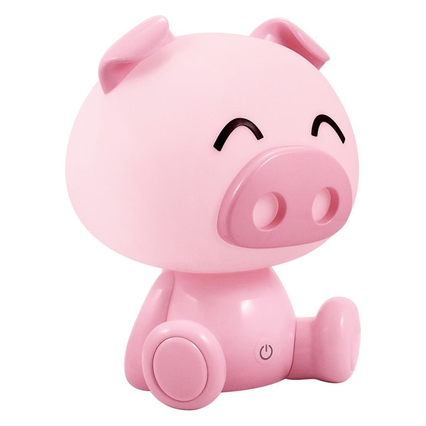 Veilleuse enfant à intensité variable LED/2,5W cochon rose
