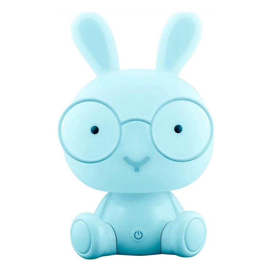 Veilleuse enfant à intensité variable LED/2,5W lapin bleu