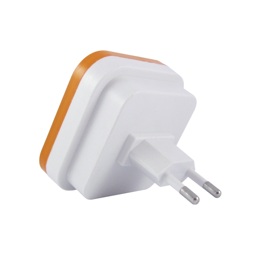 Veilleuse LED à capteur crépusculaire, 0,5W/230V, orange