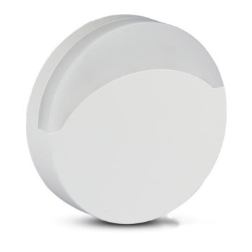 Veilleuse LED avec détecteur SAMSUNG CHIP LED/0,5W/230V 65mm 4000K ronde