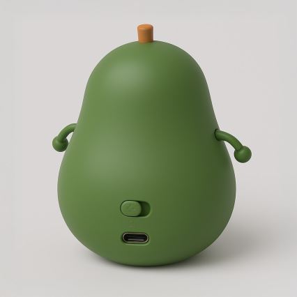 Veilleuse tactile rechargeable à intensité réglable pour enfants AVOCADO LED/1W/5V 1200 mAh