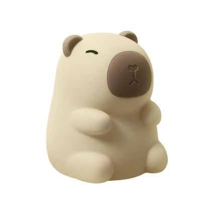 Veilleuse tactile LED RGBW, rechargeable et à intensité réglable, pour enfants KAPYBARA LED/0,45W/5V 800 mAh