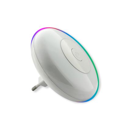 Veilleuse RGBW LED/1W/230V blanc