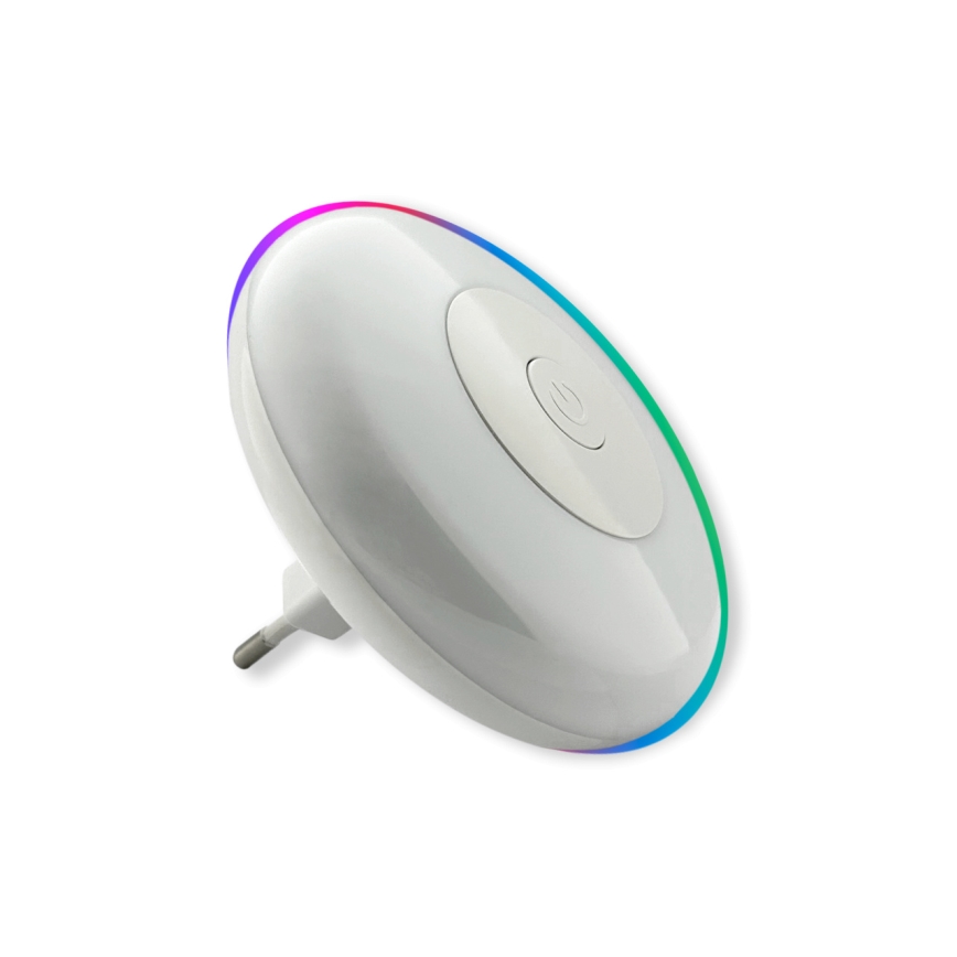 Veilleuse RGBW LED/1W/230V blanc