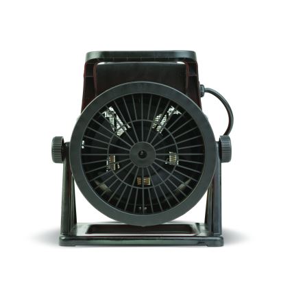 Ventilateur avec élément chauffant en céramique 1000/2000W/230V orange/noir