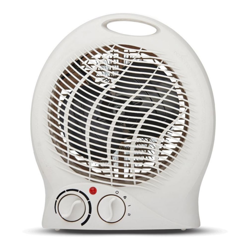 Ventilateur avec élément chauffant ZEFIR 1000/2000W/230V blanc