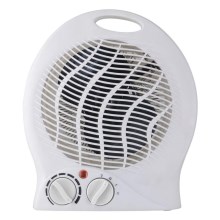 Ventilateur avec un élément chauffant 1000/2000W/230V blanc