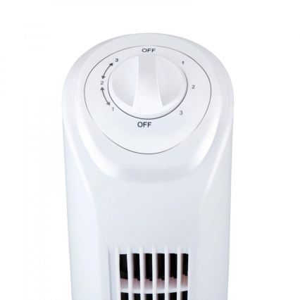 Ventilateur colonne 45 W/230 V 81 cm blanc