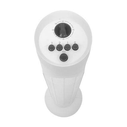 Ventilateur colonne 50 W/230 V, 83 cm, blanc