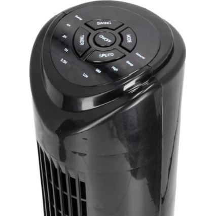 Ventilateur colonne LISSE 45W/230V 91,4 cm noir + télécommande