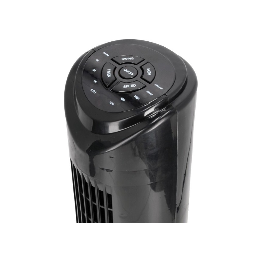 Ventilateur colonne LISSE 45W/230V 91,4 cm noir + télécommande