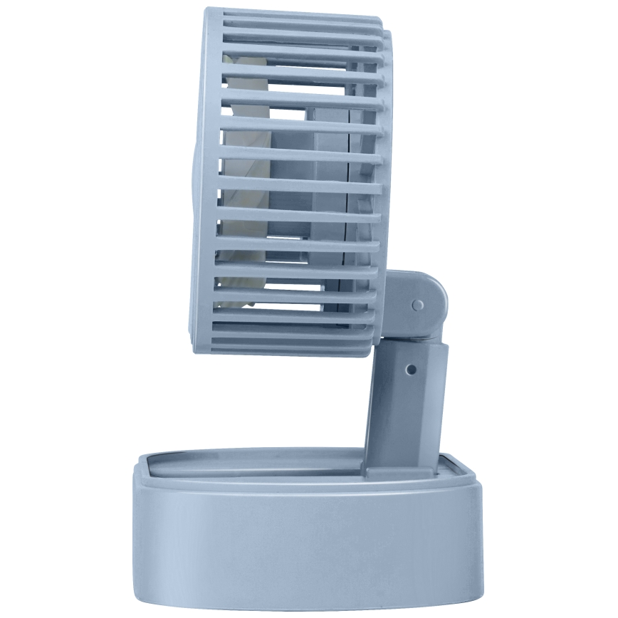Ventilateur de bureau rechargeable 3,7 V 1200 mAh bleu