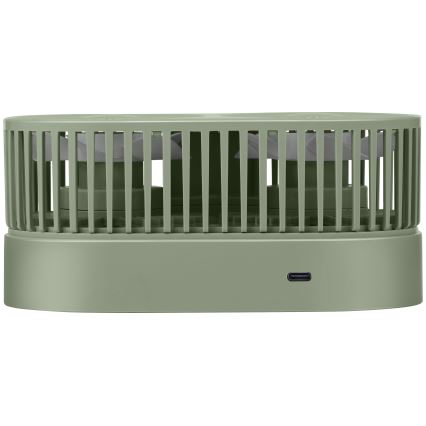 Ventilateur de bureau rechargeable 3,7 V 1200 mAh vert