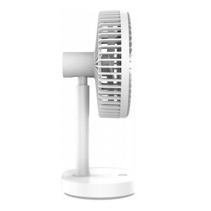 Ventilateur de bureau rechargeable avec lampe LED 3000mA/3,7V USB-C