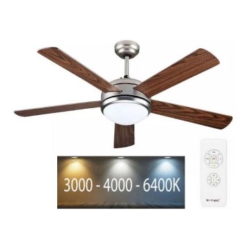 Ventilateur de plafond LED LED/15W/230V 3000/4000/6400K + télécommande