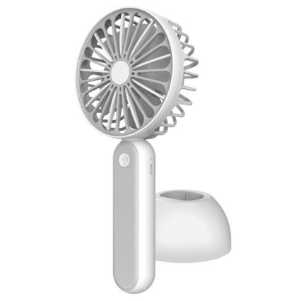 Ventilateur de poche USB 1200 mA/3,7V gris/blanc