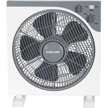 Ventilateur de sol 45 W/230 V, d. 37 cm, blanc/gris