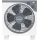 Ventilateur de sol 45 W/230 V, d. 37 cm, blanc/gris
