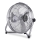 Ventilateur de sol 50W/230V d. 30 cm chrome brillant