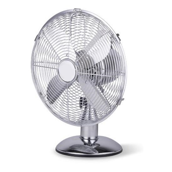 Ventilateur de table 35W/230V d. 30 cm chrome brillant