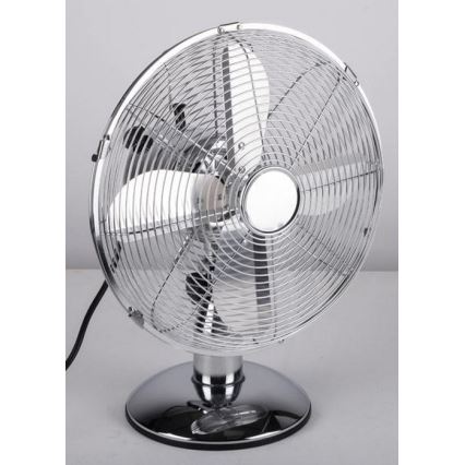 Ventilateur de table 35W/230V d. 30 cm chrome brillant