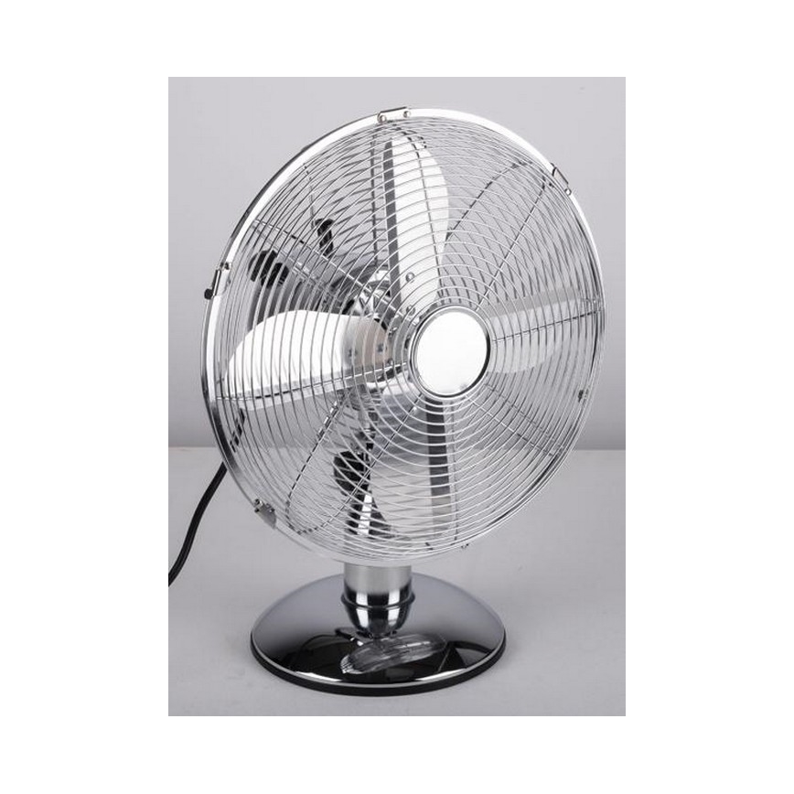 Ventilateur de table 35W/230V d. 30 cm chrome brillant