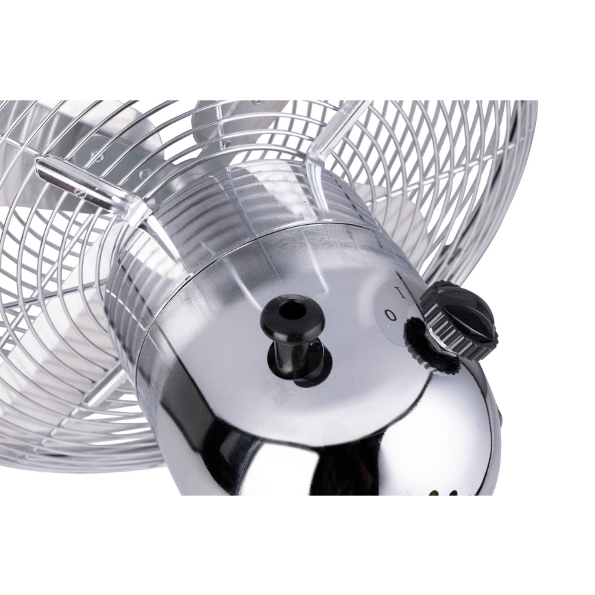 Ventilateur de table 35W/230V d. 30 cm chrome brillant