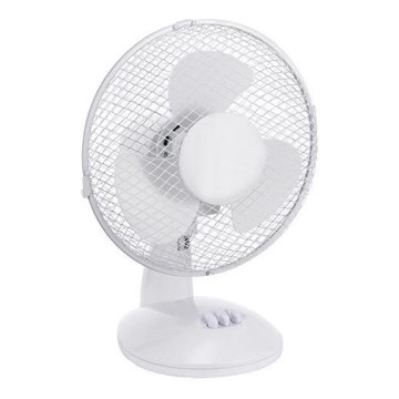 Ventilateur de table 38 W/230 V Ø 25 cm blanc