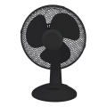 Ventilateur de table 38W/230V, Ø 25 cm, noir