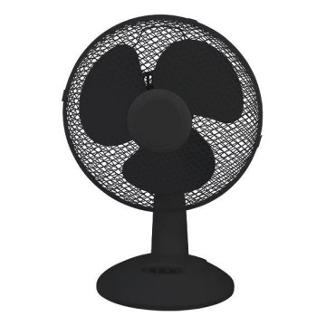 Ventilateur de table 38W/230V, Ø 25 cm, noir