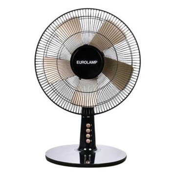 Ventilateur de table 40W/230V d. 35 cm noir/doré