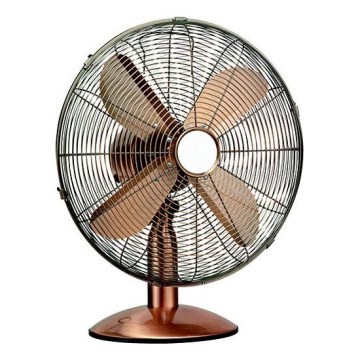 Ventilateur de table 50W/230V d. 30 cm cuivre