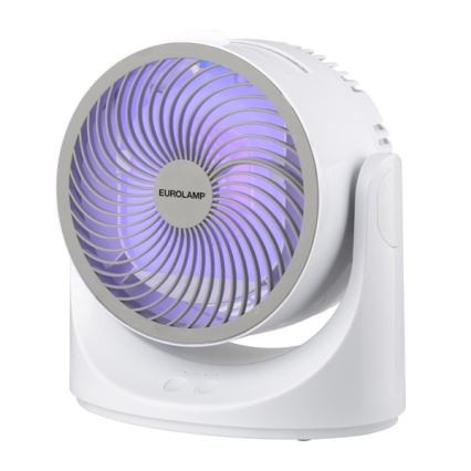 Ventilateur de table LED RGB 10 W/5 V, Ø 18,5 cm