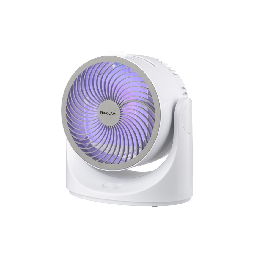 Ventilateur de table LED RGB 10 W/5 V, Ø 18,5 cm