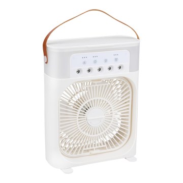 Ventilateur de table LED RGB avec effet de brume 10W/5V