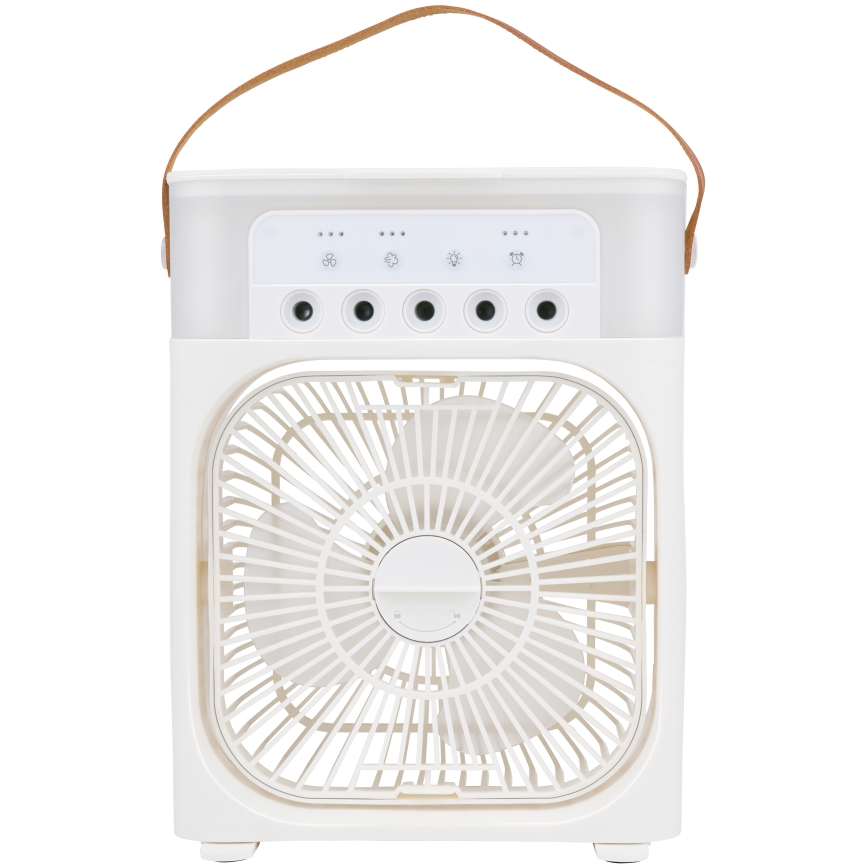 Ventilateur de table LED RGB avec effet de brume 10W/5V